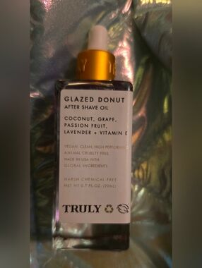 TRULY Glazed Donut After Shave Oil - 0.7 Oz